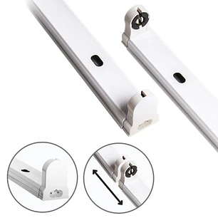 Régua Linex BATTEN lig.contínua 1xG13 T8 LED 60cm C.60xL.3,5xAlt.4,3cm branco