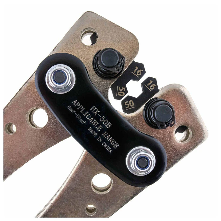 Alicate de Cravar Terminais Cobre Hexagonais 6-50mm² - (390mm) 2