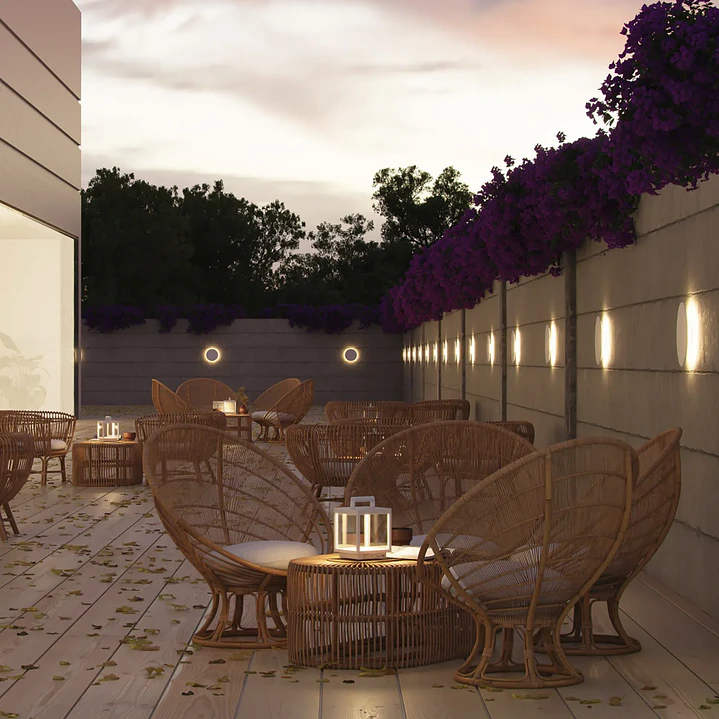 Aplique LED De Parede 9W 1040lm Ø18x4 cm Branco | Corten | Antracite IP54 Maxled 3