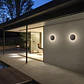 Aplique LED De Parede 9W 1040lm Ø18x4 cm Branco | Corten | Antracite IP54 Maxled - Miniatura 2