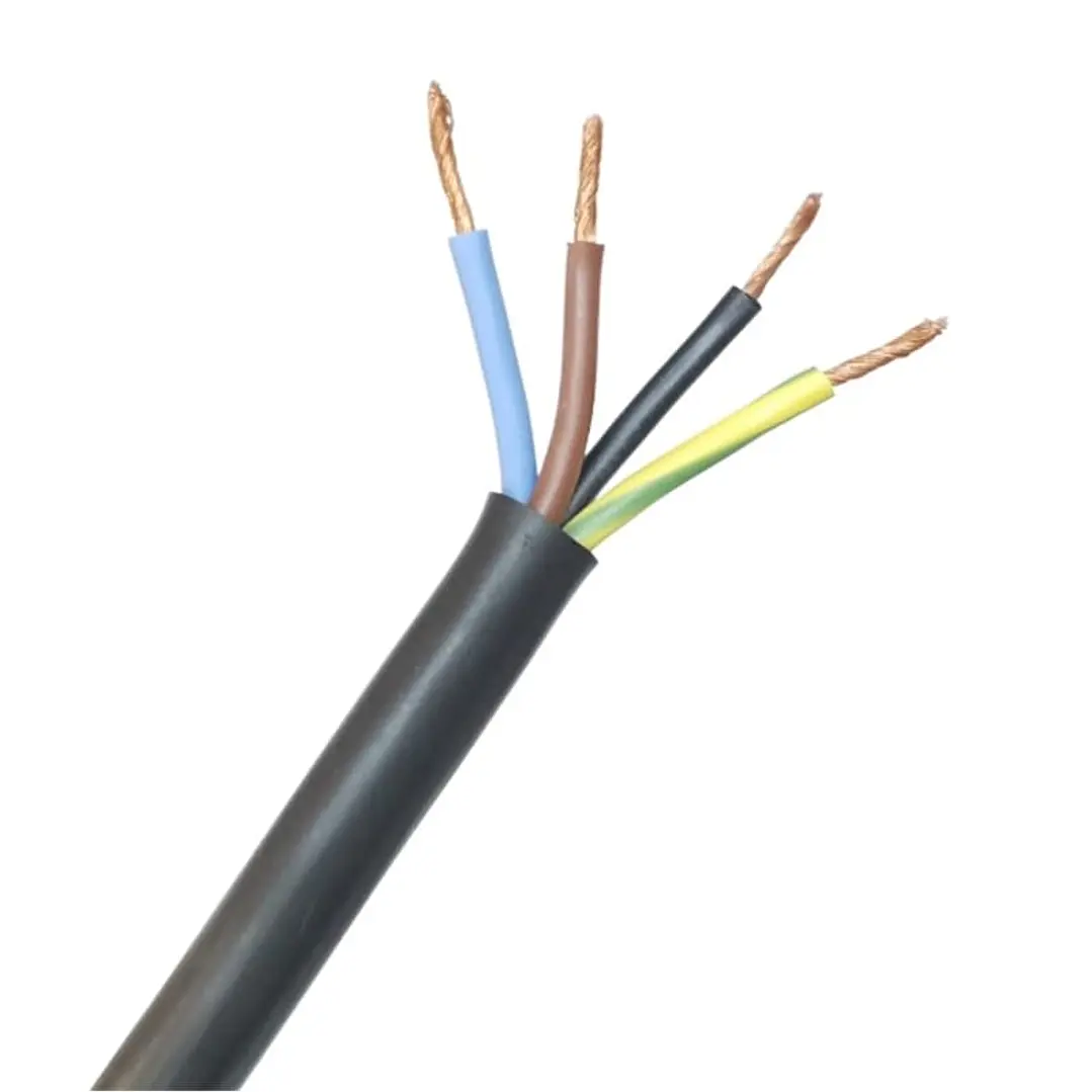 Cabo Flexível H05VV-F 4G1,5 (FVV) - 100%Cu 4G1.5mm2 - 100 Metros -  Preto 1