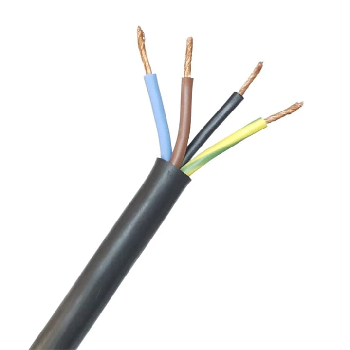 Cabo Flexível H05VV-F 4G1,5 (FVV) - 100%Cu 4G1.5mm2 - 100 Metros -  Preto 1