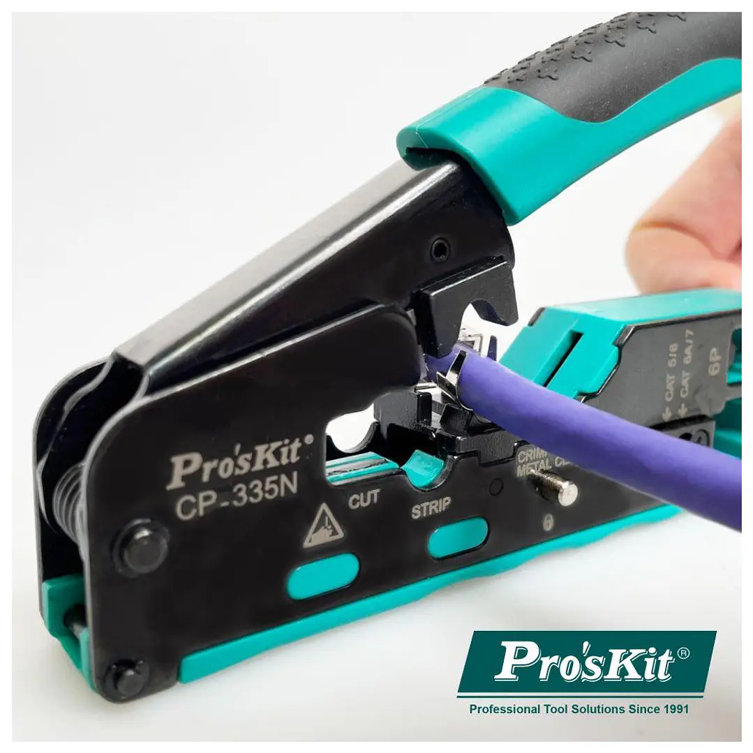 Alicate De Cravar RJ45/RJ11/RJ12 CAT5/6/7 PROSKIT 2