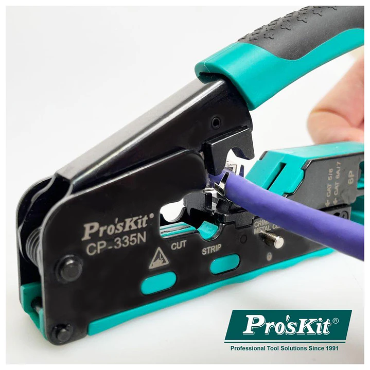 Alicate De Cravar RJ45/RJ11/RJ12 CAT5/6/7 PROSKIT 2
