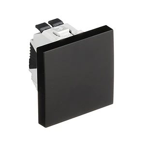 Interruptor Unipolar 2 Módulo Preto Mate 45011SPM - EFAPEL
