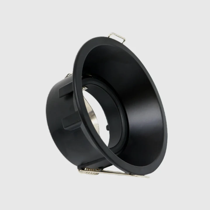 Aro Gu10 Basculante Recuado Branco/Preto Ø93 x 41 (mm) Ø83 (mm) Alumínio Maxled 11