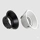 Aro Gu10 Basculante Recuado Branco/Preto Ø93 x 41 (mm) Ø83 (mm) Alumínio Maxled - vignette 1