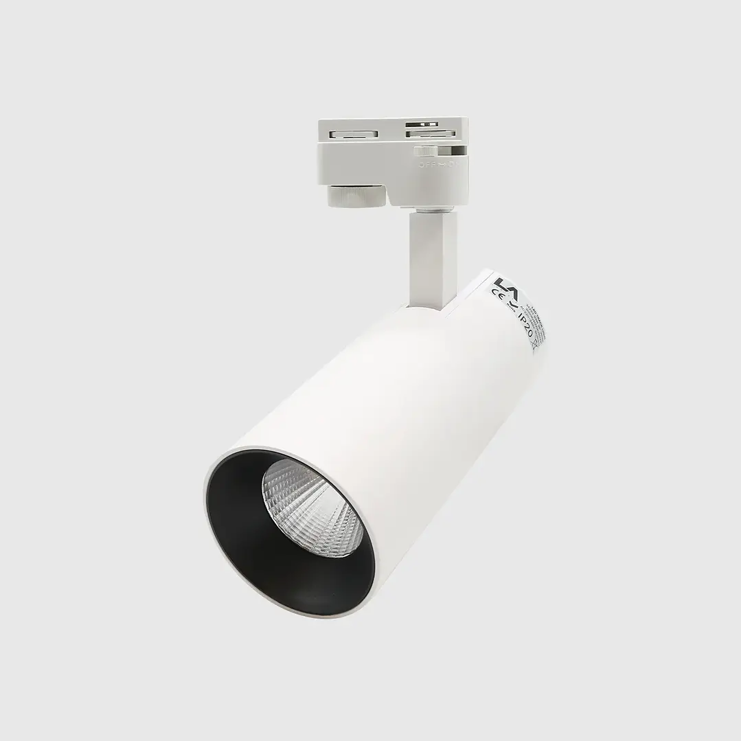 Zunit - Projetor de calha Led - 1 circuito 28W Ø74 x 175 mm CCT3 2400lm - Maxled 6