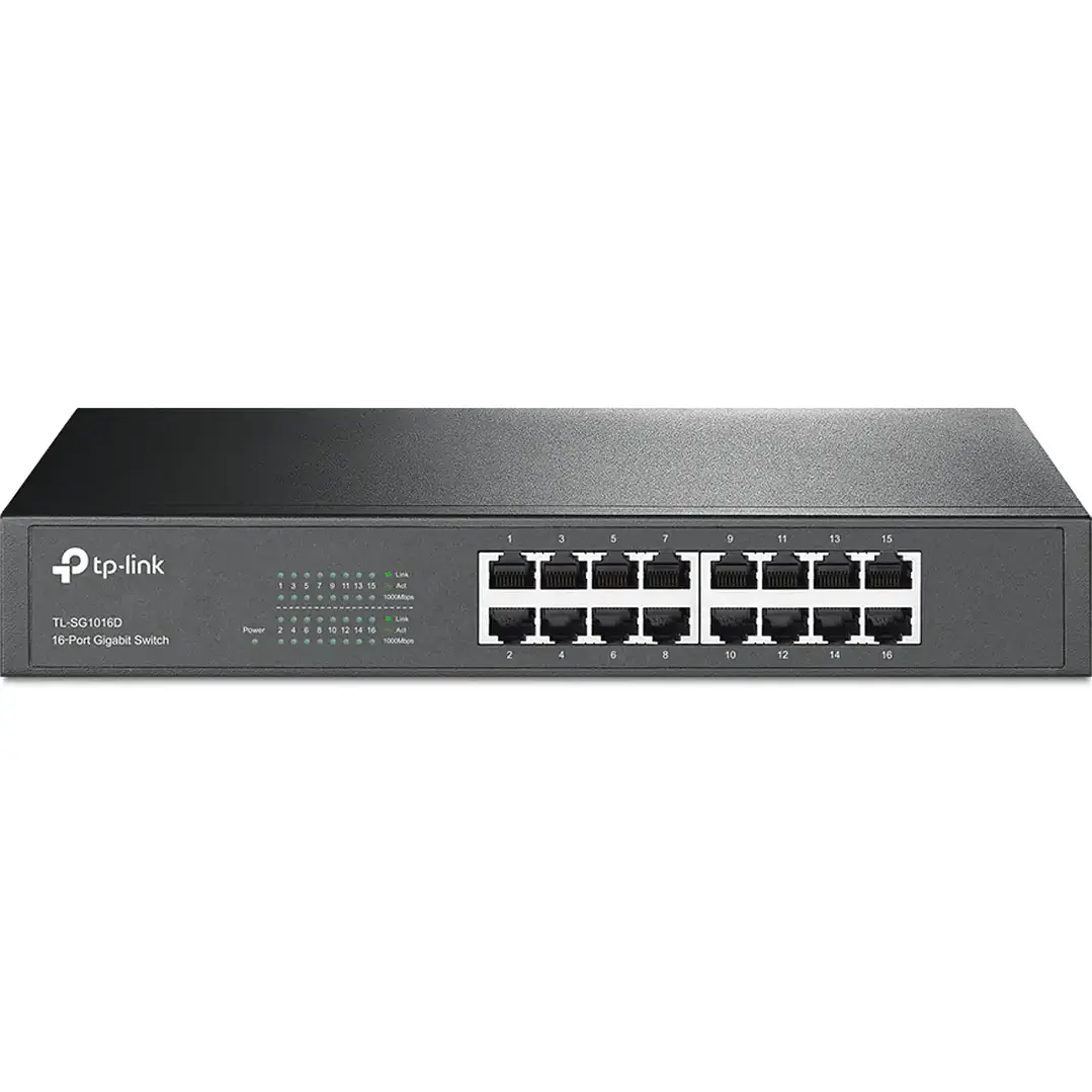 TP-Link TL-SG1016D - Switch 16P Gigabit 10/100/1000Mbps para Desktop / Rack 3