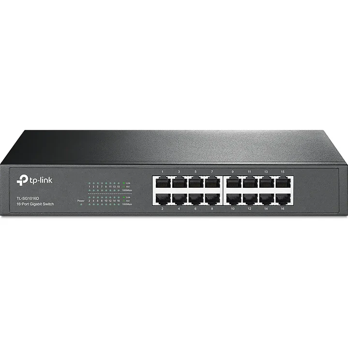 TP-Link TL-SG1016D - Switch 16P Gigabit 10/100/1000Mbps para Desktop / Rack 3