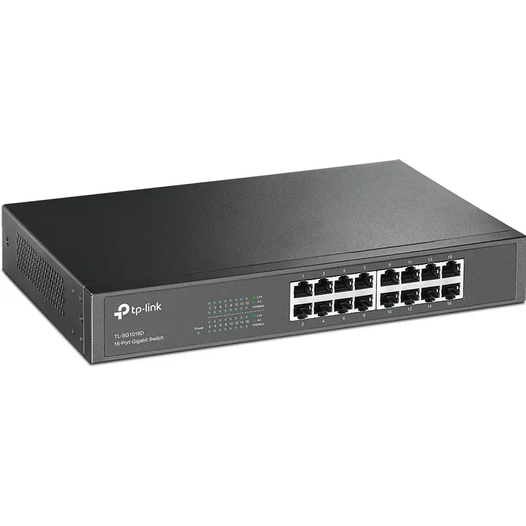 TP-Link TL-SG1016D - Switch 16P Gigabit 10/100/1000Mbps para Desktop / Rack 4