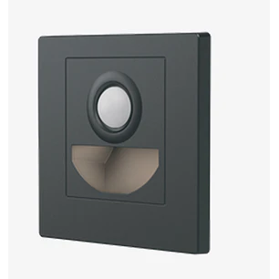 Balizador LED Preto 2W 200Lm CCT C/Sensor DEtecção 120º 4M IP20 LED7