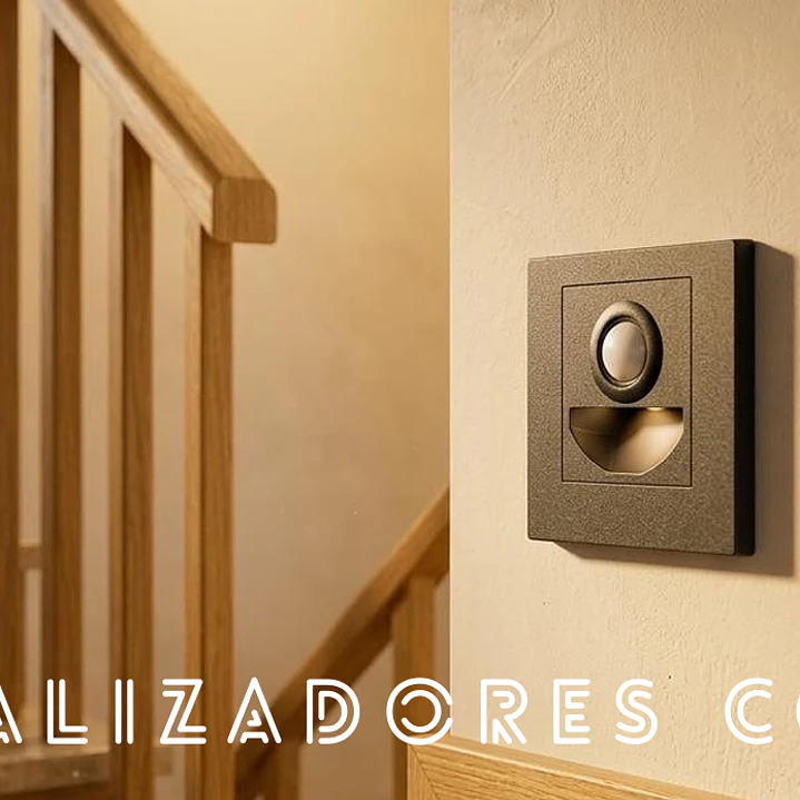 Balizador LED Preto 2W 200Lm CCT C/Sensor DEtecção 120º 4M IP20 LED7 6
