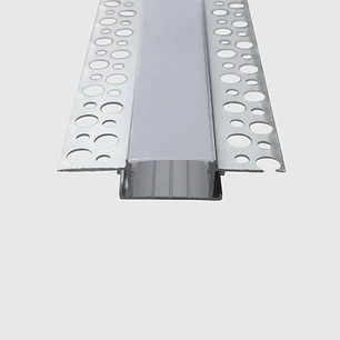Perfil Embutir Com Difusor Opalino para Gesso/pladur 2M MAXLED