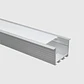 Perfil/Calha Embutir Com Difusor- Encastrar Alto C/ Difusor Opalino 2M MAXLED - vignette 1