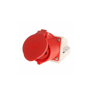  TOMADA MURAL FEMEA 3P+T+N 400V 32A IP44 5x32A PCE 125-6K