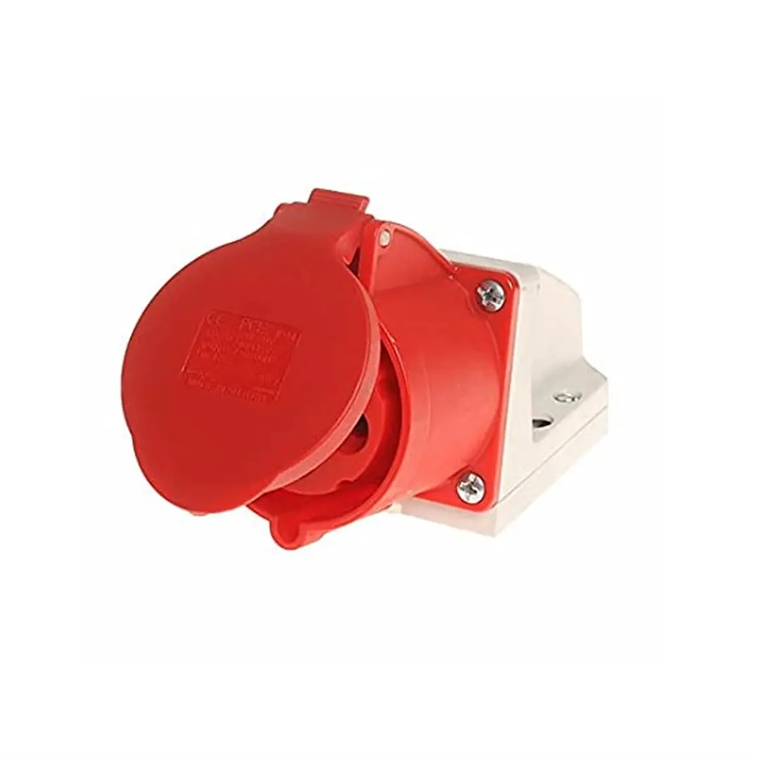  TOMADA MURAL FEMEA 3P+T+N 400V 32A IP44 5x32A PCE 125-6K 2