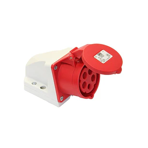  TOMADA MURAL FEMEA 3P+T+N 400V 32A IP44 5x32A PCE 125-6K