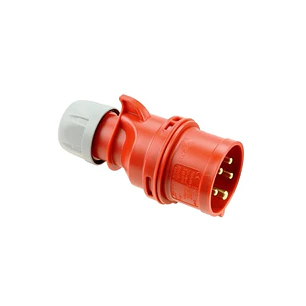 FICHA MACHO 3P+T+N 400V 32A IP44 6H 5X32A PCE 025-6