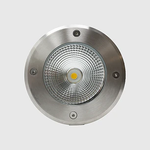 Projetor De Chão Redondo LED 12W | IP67 | Inox 304 | 1080Lm - Maxled