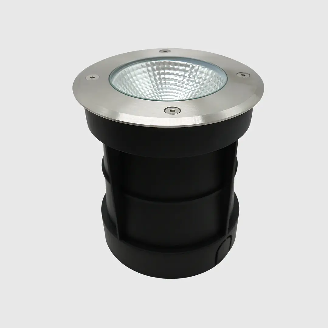 Projetor De Chão Redondo LED 12W | IP67 | Inox 304 | 1080Lm - Maxled 1