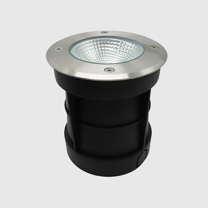 Projetor De Chão Redondo LED 12W | IP67 | Inox 304 | 1080Lm - Maxled 1