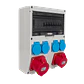 Quadro  De  Obras  Equipado  12  Módulos  IP44 - Aslo - Miniatura 1
