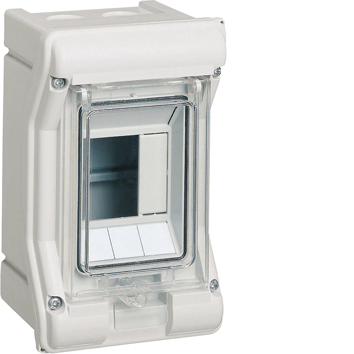 Quadro Eléctrico / Caixa vector estanque IP55 1 fila 2/3M Hager 1