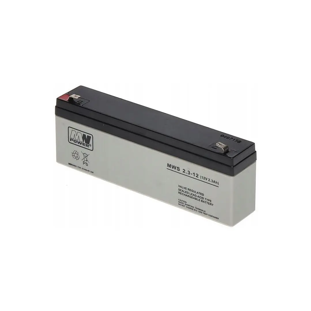 Bateria Ácida 12V 2,3Ah (179x35x61mm) - MW POWER 1