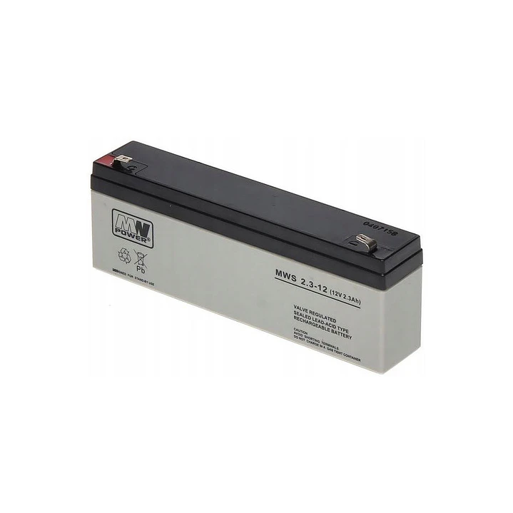 Bateria Ácida 12V 2,3Ah (179x35x61mm) - MW POWER 1