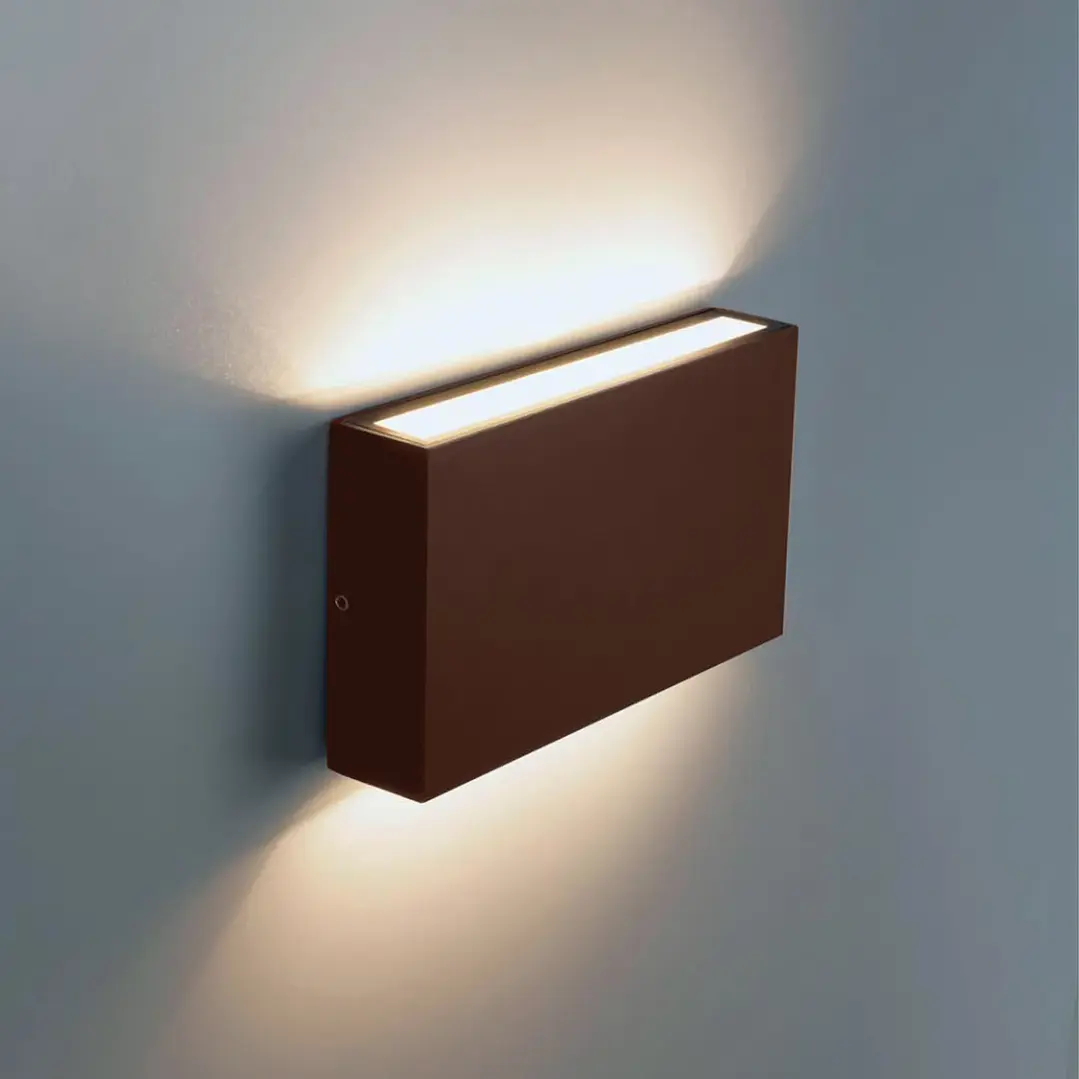 Aplique De Parede 2 x 5W 1190lm Branco/Antracite/Corten Maxled 11