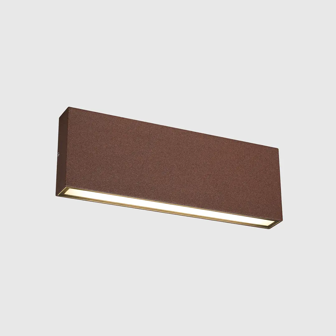 Aplique De Parede 2 x 12W 2930lm Branco/Antracite/Corten Maxled 7