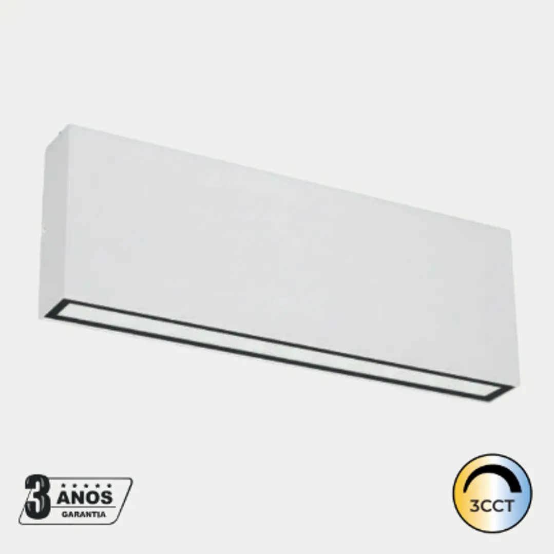 Aplique De Parede 2 x 12W 2930lm Branco/Antracite/Corten Maxled 1