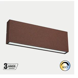 Aplique De Parede 2 x 12W 2930lm Branco/Antracite/Corten Maxled