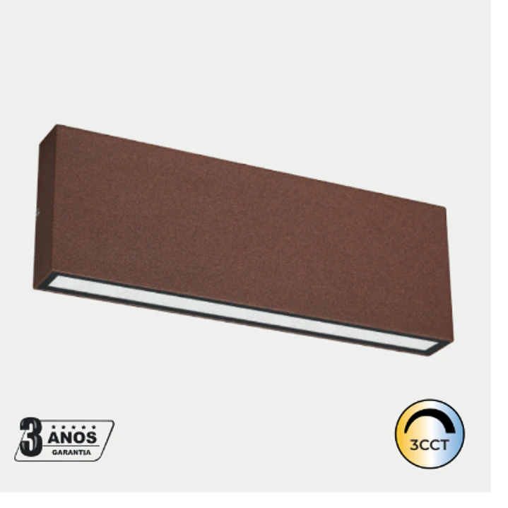 Aplique De Parede 2 x 12W 2930lm Branco/Antracite/Corten Maxled 2