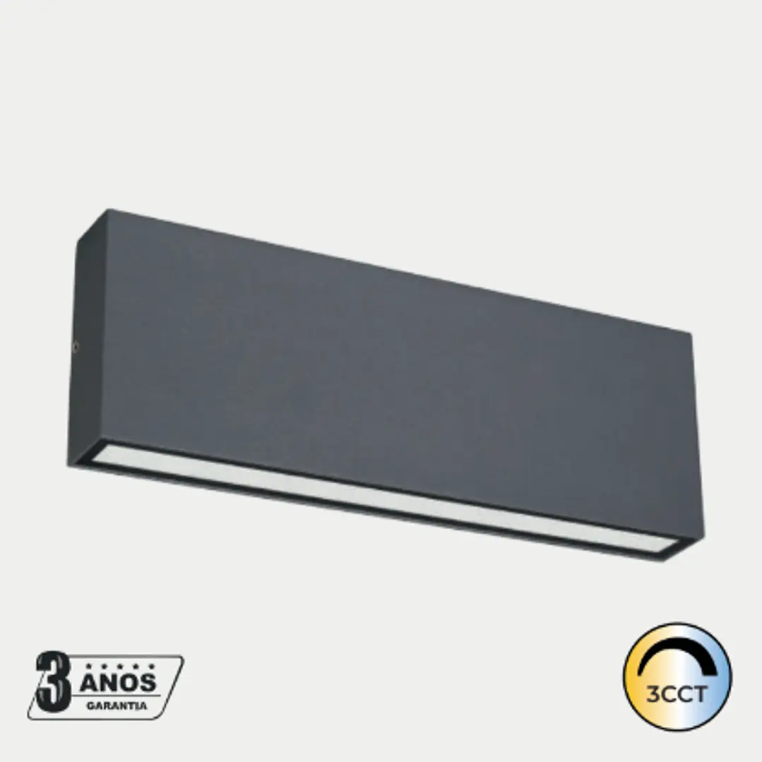 Aplique De Parede 2 x 12W 2930lm Branco/Antracite/Corten Maxled 3