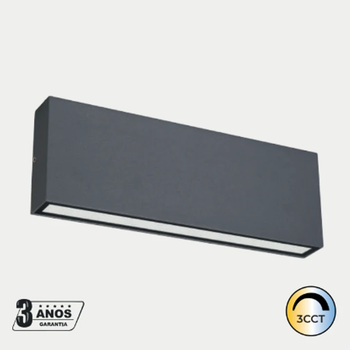 Aplique De Parede 2 x 12W 2930lm Branco/Antracite/Corten Maxled 3