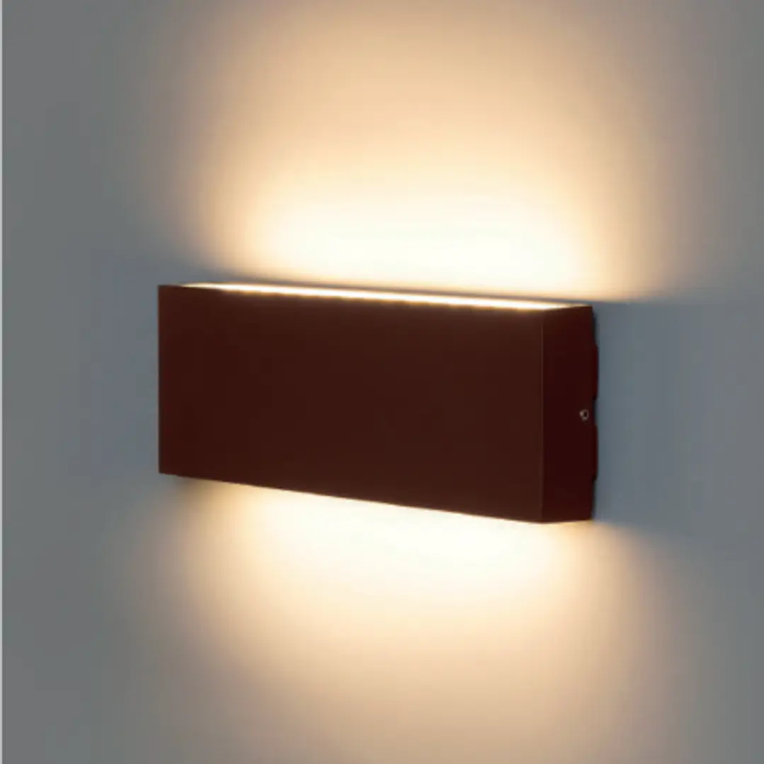 Aplique De Parede 2 x 12W 2930lm Branco/Antracite/Corten Maxled 9