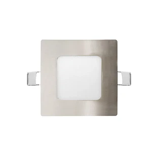 Painel Led Quadrado de Encastrar Níquel 6W 3CCT 480Lm Maxled