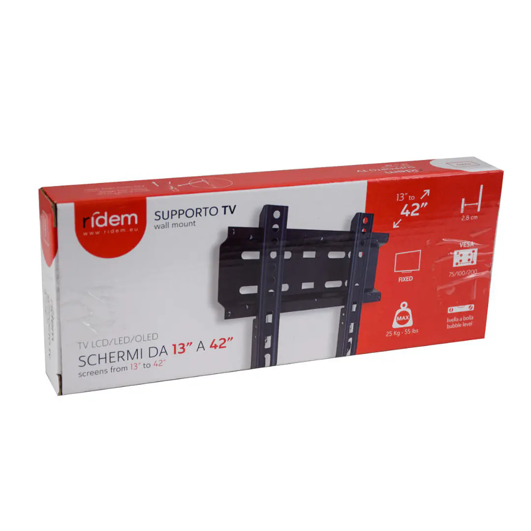 Suporte LCD/LED 13-43″ Fixo Vesa 200 Ridem 2