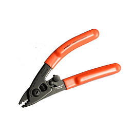 ALICATE DESCARNADOR 3 FUROS P/ FIBRA ÓTICA FTTH