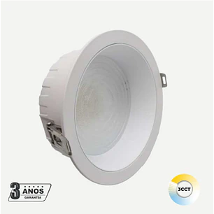 Kiro Downlight 3CCT 36W - 3600Lm - 120º - Ø 185mm - CCT - Lumiarq