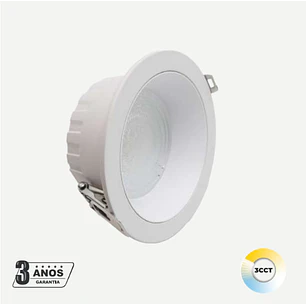 Kiro Downlight 3CCT 24W - 2400Lm - 120º - Ø 140mm - CCT - Lumiarq