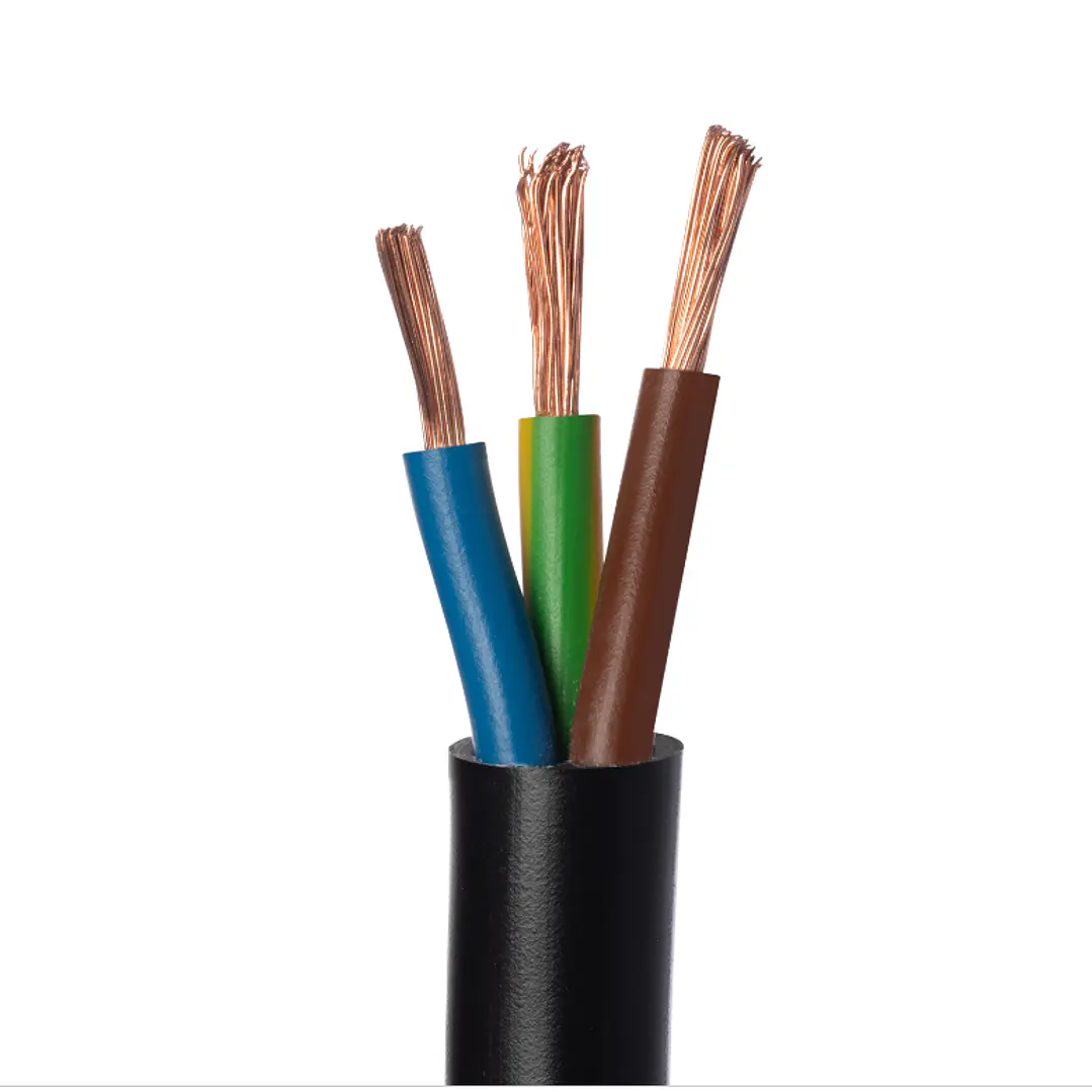 Cabo Flexível 3G6mm2 RV-K3G6PT H05VV-F (FVV) Preto - 100%Cu RVK 1