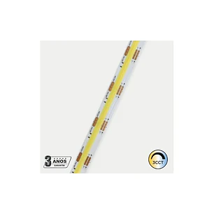 Fita Led COB 24v 8+8W 3CCT-2700k /4000k / 5700k IP20 5mts - Lumiarq
