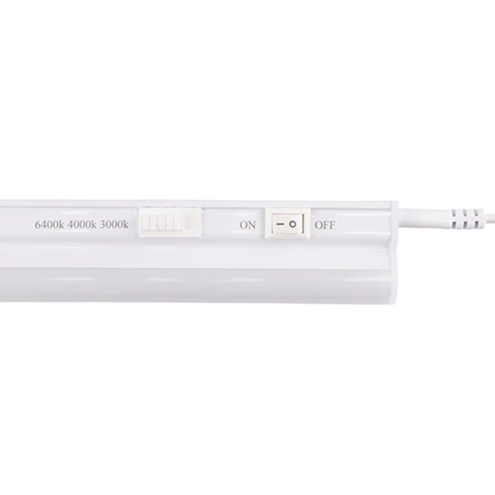 Régua AXINITE 30cm com interruptor 1x5W LED 550lm 3CCT C.30xL.2,2xAlt.3,5cm branco 6