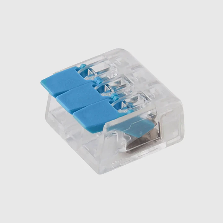 Ligador para Fio Flexível / Rígido  3 entradas Flexível / Rígido 32A - R-Electric 1