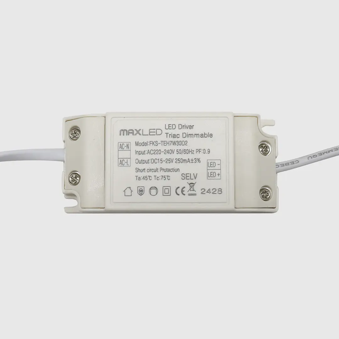 Driver/Transformador Dimável MAXLED para Painel LED 5W-6W - DRV5/6WDIM 1