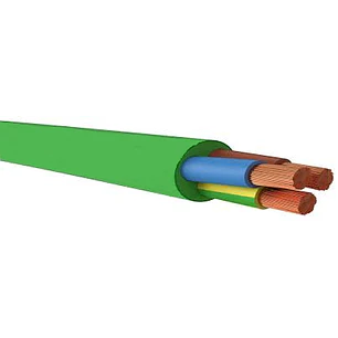 Cabo FXG RZ1-K [AS] 0,6/1KV - 100%Cu 3G1,5 Verde Livre Halogéneo - LEO - 50m