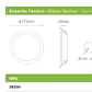 BOXSTER - Painel Led Encastrar redondo 18W 1850lm Ø173 x 26 (mm) / Furo Ø144 - Ø154 (mm) Maxled - Thumbnail 5